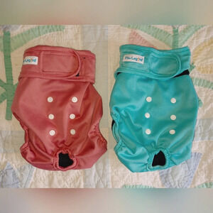 🍒 Paw Legend Doggie Dog Adjustable Washable Diapers 2 Pack